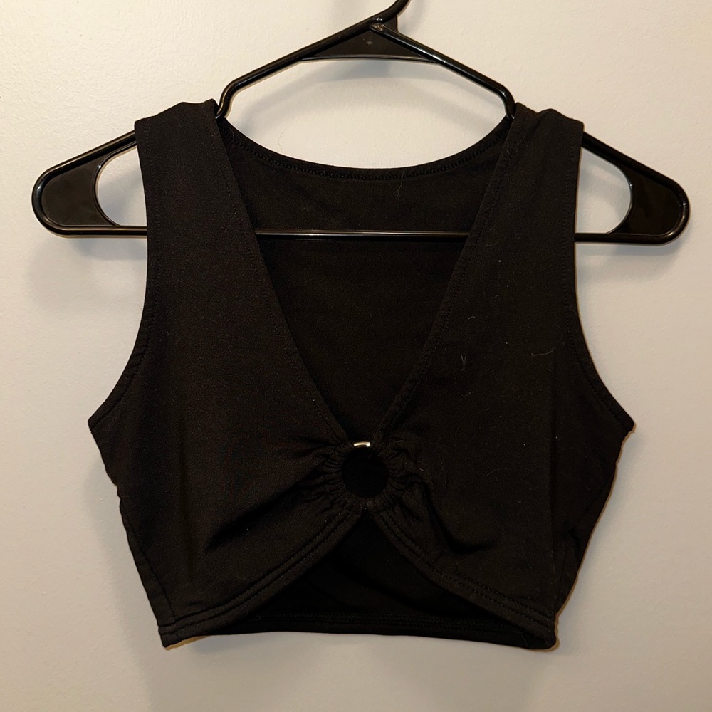 Black Women's Crop Top! Size M